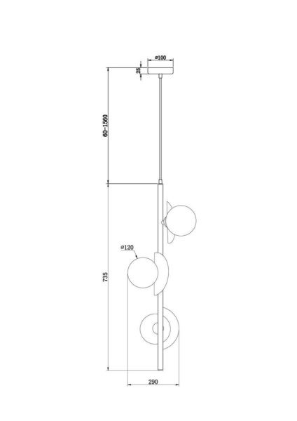 FR5391PL-03CFL Подвесной светильник