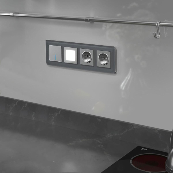 Рамка Werkel Elite на 4 поста графит W0042440 4690389180804