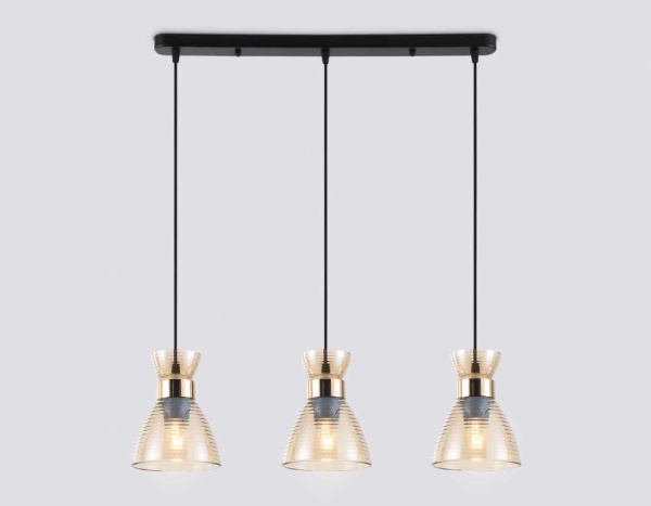 Светильник подвесной со стеклянными плафонами Ambrella light Traditional TR3404