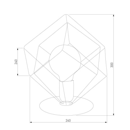 Настольная лампа TK Lighting 5450 Alambre