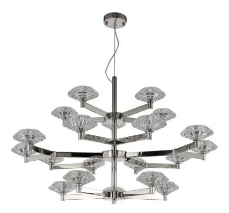 Подвесная люстра Crystal Lux Rebeca SP5+10+5 Nickel