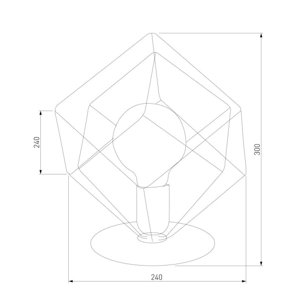 Настольная лампа TK Lighting 5450 Alambre