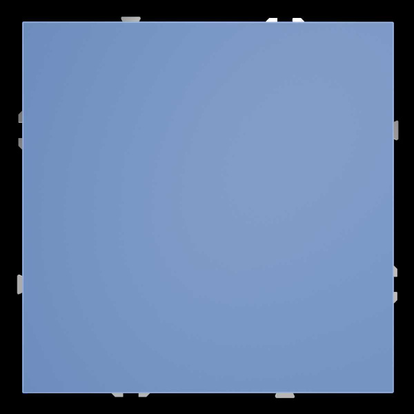 Заглушка S70 с суппортом, (деним) Voltum VLS080115