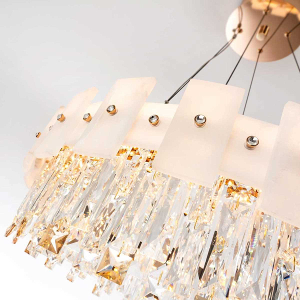 Подвесная светодиодная люстра Modelux Premium ML.6980.600P GD