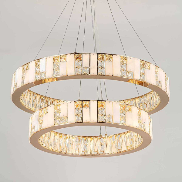 Подвесная светодиодная люстра Modelux Premium ML.6985.800.600P GD