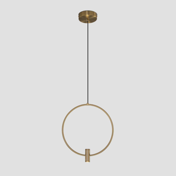 Подвесной светодиодный светильник Eurosvet Layla 50257/1 Led латунь