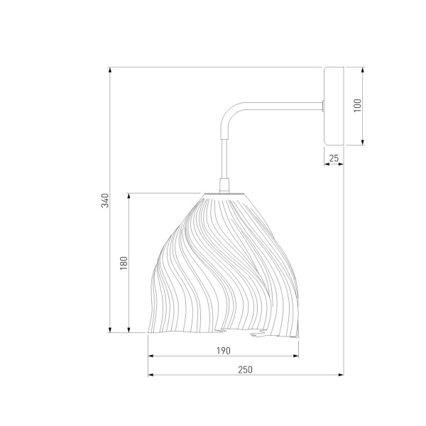 Бра Eurosvet Sinki 40075/1 белый