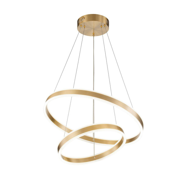 Подвесной светодиодный светильник Indigo Perfetto 14012/2P Brass V000067L