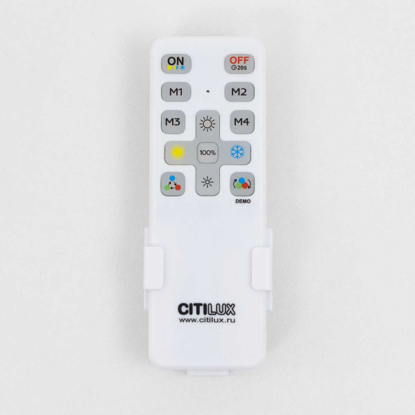 Потолочный светодиодный светильник с пультом ДУ Citilux Купер RGB Черный CL724K105G1