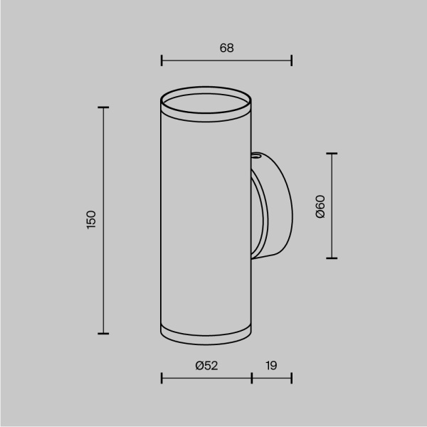 Бра Maytoni Technical Focus S C068WL-02MG