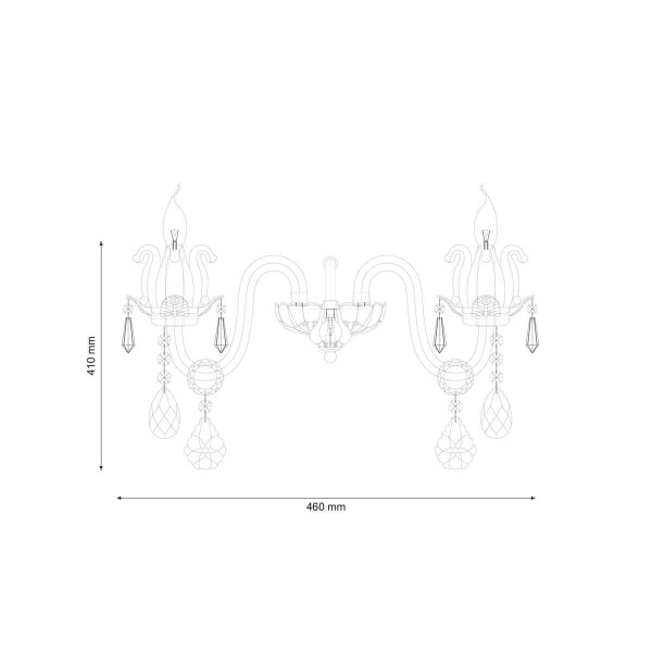 Бра Lucia Tucci Ashanti W1250.2 Clear