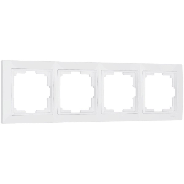 Рамка на 4 поста Werkel Snabb basic белый W0042001 4690389161414