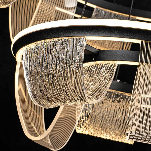 Подвесной cветильник LED4U L7706-800-460 BK