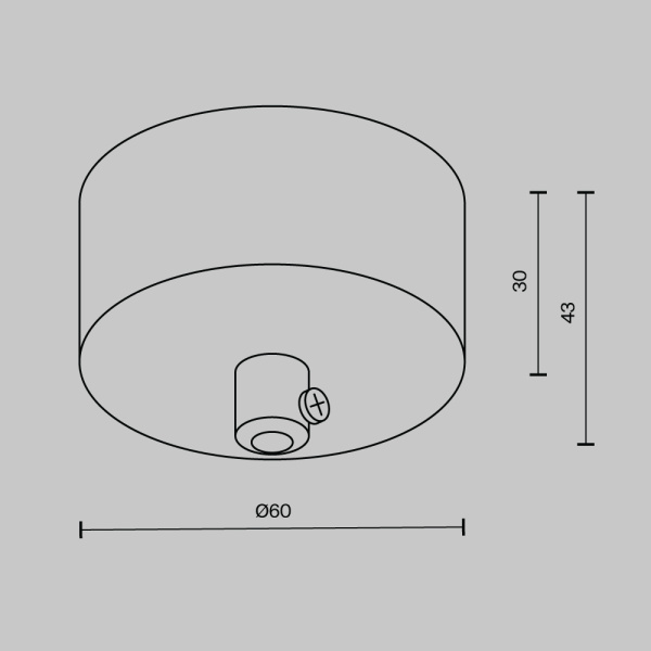 Аксессуар Maytoni Technical CA032B-B