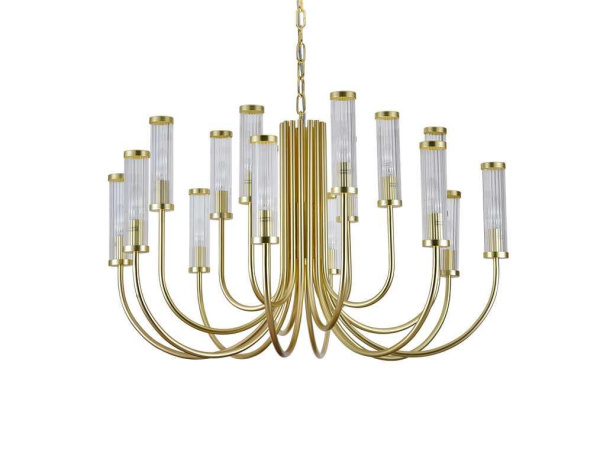 Подвесная люстра Newport 4558+4+4/C mat.gold М0071545