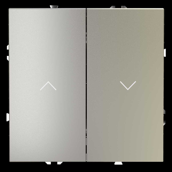 Выключатель встраиваемый Voltum S70 для жалюзи 10А шелк VLS020704