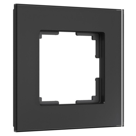 Рамка Werkel Senso на 1 пост черный, стекло soft-touch W0013108 4690389200328