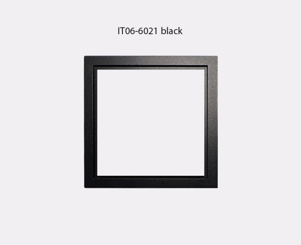 Встраиваемый светодиодный светильник Italline IT06-6020 black 3000K