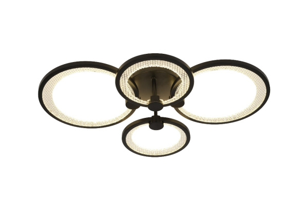 Светильник потолочный светодиодный ЭРА Модерн с ДУ Odry CLL-1-78-RC BK Б0069751