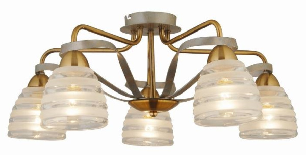Люстра 85531/5A OLD SILVER+YELOW BRONZE (1)