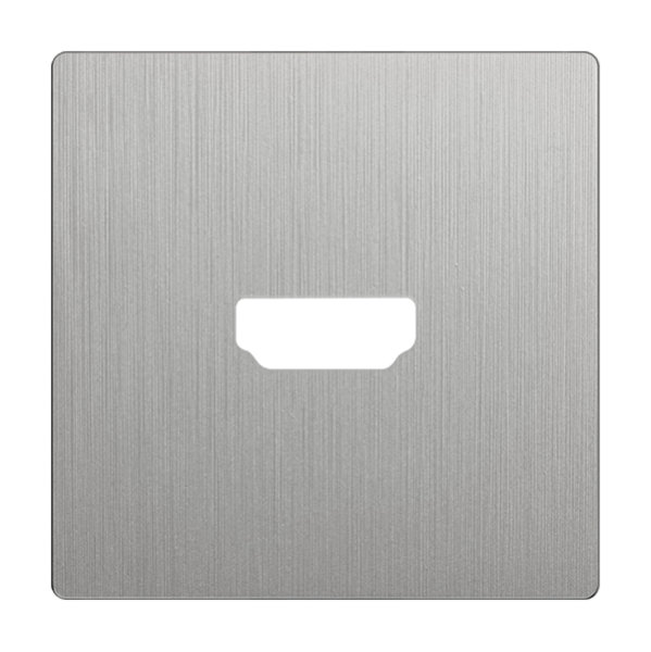 Накладка Werkel для розетки HDMI серебряный рифленый WL09-HDMI-CP 4690389128318