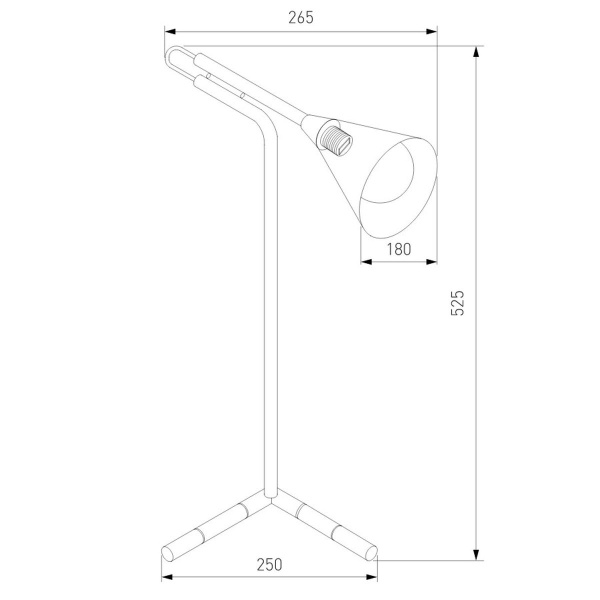 Настольная лампа Eurosvet Enigma 01186/1 черный
