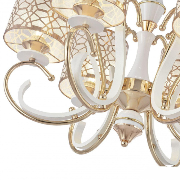 Подвесная люстра Arte Milano Florentia-1237 301237/6 Wh/Gd