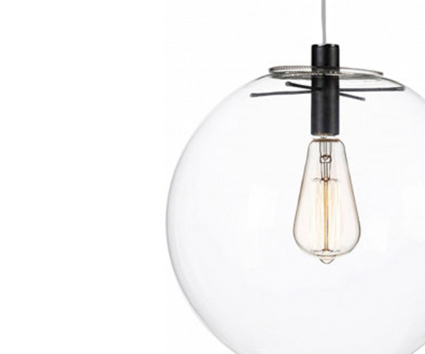 07563-20,21 Подвес МЕРКУРИЙ прозрачный (с черными креплениями и прозрачным проводом) d20 h700 E27 1*