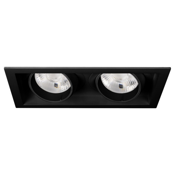 Светильник MS-VORTEX-BUILT-S250x140-2x30W Warm3000 (BK-BK, 17 deg, 230V) Arlight 058450