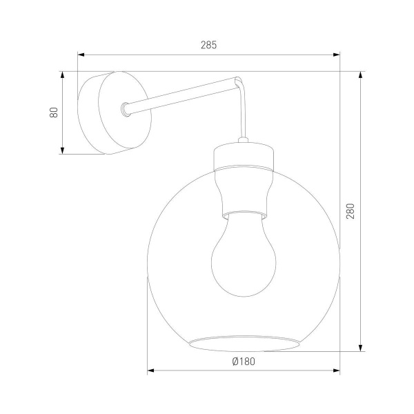 Бра TK Lighting 10243 Cubus