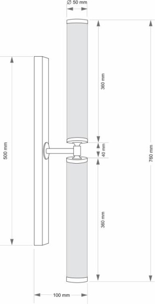 Настенный светильник KUTEK OREZZO ORE-K-2(ZM)