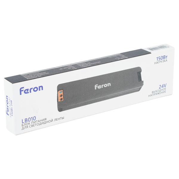 Трансформатор электронный для светодиодной ленты 300W 12V IP67 (драйвер), LB007 Feron 53147