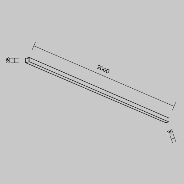 Линейный светильник Maytoni Technical LL311015
