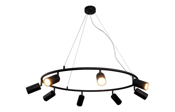 Светильник подвесной Crystal Lux RIVO SP8 BL