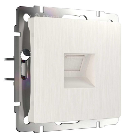 Розетка Werkel Ethernet RJ-45 перламутровый рифленый W1181013 4690389172717