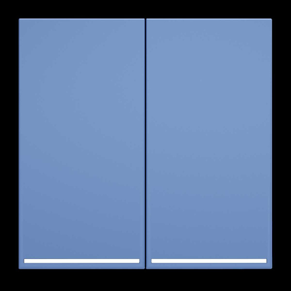 Клавиши для выключателя/переключателя двухклавишного с подсветкой, S70 (деним) Voltum VLS000415