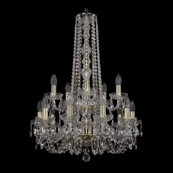 Подвесная люстра Bohemia Ivele 1402/10+5/195/h-80/2d G