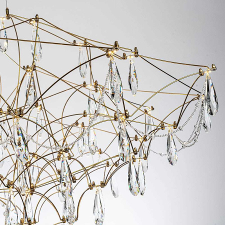 Подвесная светодиодная люстра Modelux Premium ML.5602.1200P BS