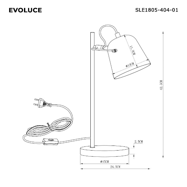Настольная лампа Evoluce SLE1805-404-01