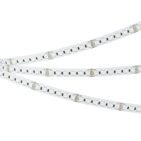 Светодиодная лента Arlight 5W/m 120Led/m 4040SMD разноцветный/теплый белый 5M RT-H120-10mm 24V RGBW-Warm-4-in-1 048746