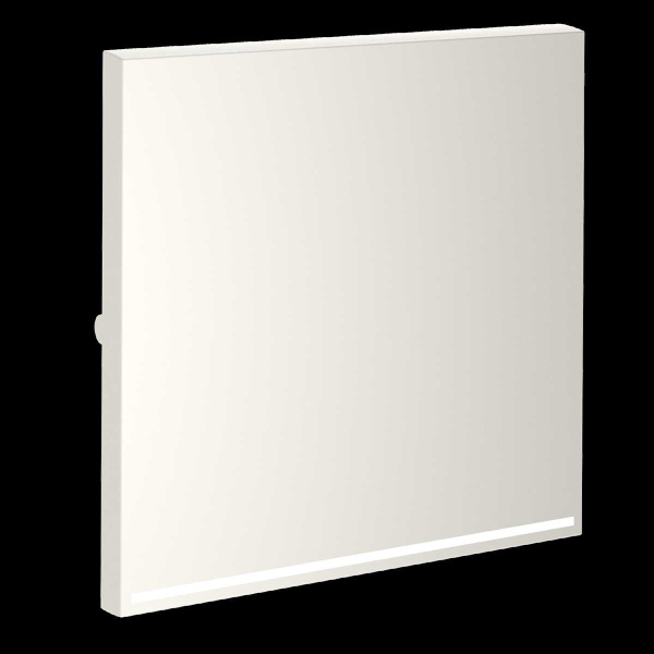 Клавиша для выключателя/переключателя одноклавишного с подсветкой, S70 (хлопок) Voltum VLS000213