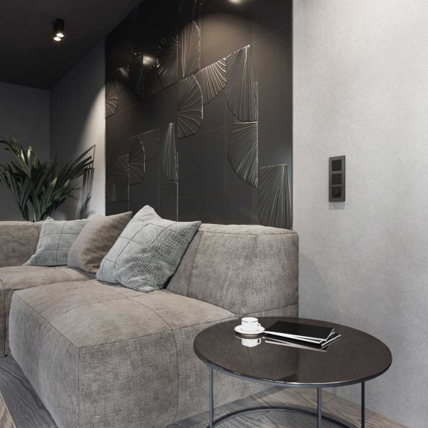 Рамка Werkel Slab на 3 поста бронза матовый W0032963 4690389193453