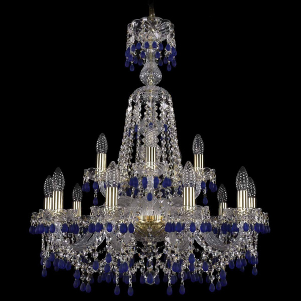 Подвесная люстра Bohemia Ivele 1410/10+5/240/XL-80 G V3001