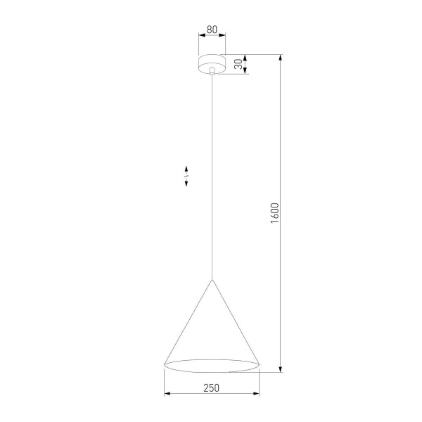 Подвесной светильник TK Lighting 10077 Cono