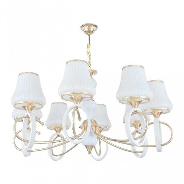 Подвесная люстра Arte Milano Florentia-2387 302387/8 Wh/Gd