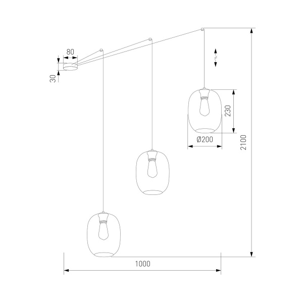 Подвесной светильник TK Lighting 5972 Elio
