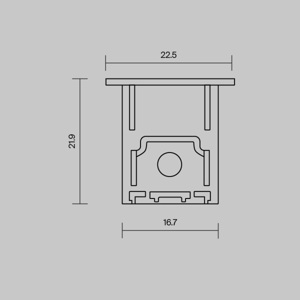 Комплект заглушек Maytoni Led Strip (для профиля 22?22) 2 шт ALM-2222-B-EC 642051