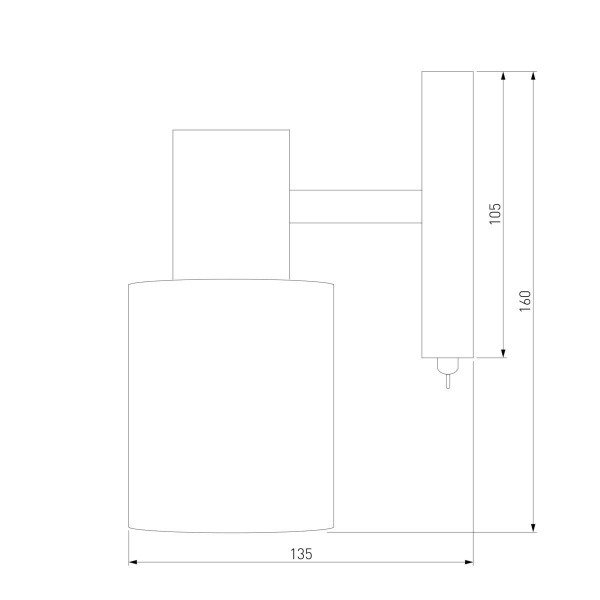 Спот Eurosvet Corso 20089/1 бронза