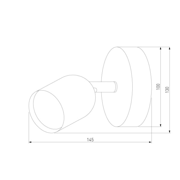 Спот TK Lighting 3309 Top Black Gold