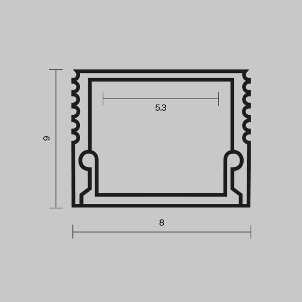Алюминиевый профиль Maytoni Led Strip 631002